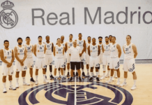 The Real Madrid basketball team Real Madrid